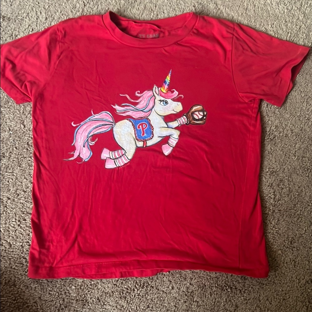 Phillies Unicorn Kids T-Shirt